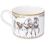 Чайный сервиз из фарфора с изображением лошадей на 6 персон 14 предметов Porcelain Horse Set варинант исполнения - 4 | Loft Concept в Сочи