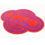 Дизайнерский ковер розовый Poltronova Sofo Rosancio Rug варинант исполнения - 2 | Loft Concept в Сочи