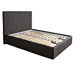 Кровать серая с подъемным механизмом Adelaide варинант исполнения - 1 | Loft Concept в Сочи