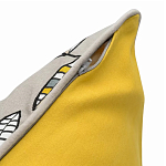 Чехол на подушку с рисунком и вышивкой Aurora Allure Sprout варинант исполнения - 4 | Loft Concept в Сочи