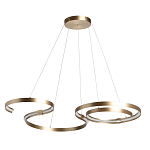 Люстра подвесная светодиодная в виде волнообразной ленты Ribbon Vortex варинант исполнения - 15 | Loft Concept в Сочи