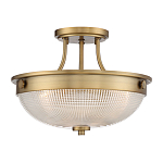 Потолочный светильник со стеклянным плафоном в виде купола Quoizel варинант исполнения - 11 | Loft Concept в Сочи