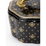 Шкатулка черного цвета с крышкой с фигуркой льва Eden Garden варинант исполнения - 3 | Loft Concept в Сочи