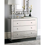 Комод зеркальный с 3-мя ящиками Mirror Chest of Drawers варинант исполнения - 2 | Loft Concept в Сочи