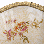 Ваза голубого цвета из фарфора с цветочным рисунком и бронзовой стрекозой Blue Garden варинант исполнения - 2 | Loft Concept в Сочи