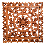 Панно из дерева квадратное Panel With Trees варинант исполнения - 1 | Loft Concept в Сочи