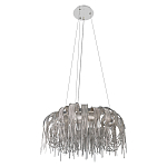 Люстра круглая подвесная с металлическими дугами и длинными цепочками 80 см Atlantis Chain варинант исполнения - 4 | Loft Concept в Сочи