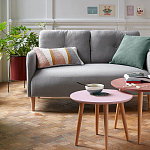 Кашпо из металла Elevated Planters красное варинант исполнения - 3 | Loft Concept в Сочи