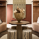 Панно на стену плетеное Макраме бежевый цвет  варинант исполнения - 7 | Loft Concept в Сочи