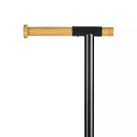 Держатель для туалетной бумаги с подвесным ершиком Black Bathroom Accessory варинант исполнения - 3 | Loft Concept в Сочи