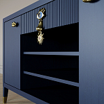 Комод-буфет Elsa Dreams Blue с открытыми полками   варинант исполнения - 7 | Loft Concept в Сочи