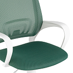 Офисное кресло с основанием из белого пластика Desk chairs Green варинант исполнения - 6 | Loft Concept в Сочи