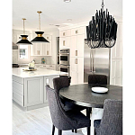 Люстра черная с несколькими ярусами деревянных палочек Bright Wooden Chandelier варинант исполнения - 4 | Loft Concept в Сочи