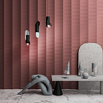 Гипсовая 3D Панель M-42 варинант исполнения - 1 | Loft Concept в Сочи