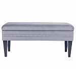 Мягкая банкетка с зоной для хранения Casket Grey варинант исполнения - 1 | Loft Concept в Сочи