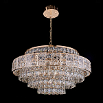 Люстра хрустальная в неоклассическом стиле на золотистом каркасе Majesty варинант исполнения - 8 | Loft Concept в Сочи