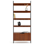 Стеллаж из орехового дерева Olson Rack варинант исполнения - 1 | Loft Concept в Сочи