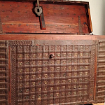 Большой Этнический сундук с металлическим декором  варинант исполнения - 1 | Loft Concept в Сочи