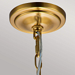 Подвесной светильник латунного цвета с прозрачным стеклянным плафоном Feiss варинант исполнения - 3 | Loft Concept в Сочи