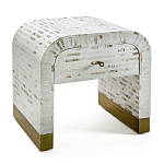 Тумбочка прикроватная Amo Bone Inlay Bedside Almond варинант исполнения - 4 | Loft Concept в Сочи