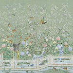 Обои ручная роспись Temple Newsam Mercury Grey варинант исполнения - 2 | Loft Concept в Сочи