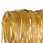 Люстра подвесная с металлическими цепочками и изогнутыми металлическими дугами 72 см Atlantis Chain варинант исполнения - 20 | Loft Concept в Сочи