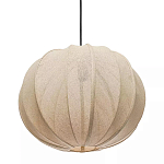 Подвесной светильник с бежевым тканевым абажуром Modern Textured Table Lamp варинант исполнения - 2 | Loft Concept в Сочи