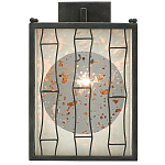 Бра с круглой зеркальной вставкой с эффектом ржавчины Stunning Radiance варинант исполнения - 2 | Loft Concept в Сочи