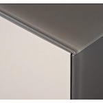 Комод со стеклянной столешницей и с выдвижными ящиками Minimalist Accent варинант исполнения - 3 | Loft Concept в Сочи