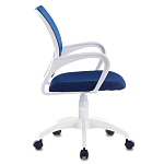 Офисное кресло с основанием из белого пластика Desk chairs Blue варинант исполнения - 3 | Loft Concept в Сочи