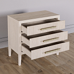 Тумба Primo  с тремя ящиками шпон Светлый дуб варинант исполнения - 4 | Loft Concept в Сочи