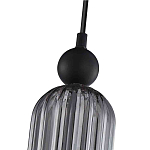 Подвесной светильник с рифленым стеклянным плафоном цилиндрической формы ARTICOLO варинант исполнения - 2 | Loft Concept в Сочи