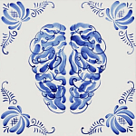 Плитка с узором Мозг варинант исполнения - 2 | Loft Concept в Сочи