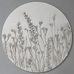 Панно Серые цветы варинант исполнения - 1 | Loft Concept в Сочи