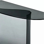 Консоль дымчатого цвета с изогнутым основанием Arabesque варинант исполнения - 1 | Loft Concept в Сочи