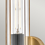 Бра для ванных комнат с прозрачным цилиндрическим плафоном на круглом основании Hinkley варинант исполнения - 4 | Loft Concept в Сочи