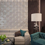 Гипсовая 3D панель с принтографией PM-37 варинант исполнения - 2 | Loft Concept в Сочи