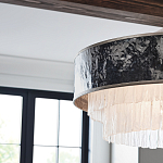 Люстра круглая с подвесками из текстурированного стекла молочного цвета Hinkley варинант исполнения - 7 | Loft Concept в Сочи