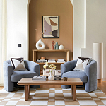 Стол журнальный из массива и шпона дуба Oak Essence Carden варинант исполнения - 6 | Loft Concept в Сочи