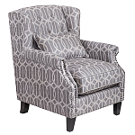 Кресло Henry Armchair grey velour варинант исполнения - 1 | Loft Concept в Сочи