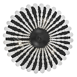 Потолочный светильник круглый с стеклянными бусинами Uniformity варинант исполнения - 1 | Loft Concept в Сочи