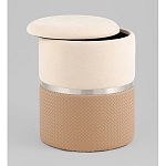 Пуф Mauldine с ящиком бежевый с экокожей варинант исполнения - 2 | Loft Concept в Сочи