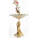 Фарфоровая чаша Фонтан птиц Verena варинант исполнения - 4 | Loft Concept в Сочи