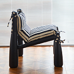 Кресло черно-белое со съемными подушками Celebrity варинант исполнения - 6 | Loft Concept в Сочи