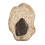 Бра с волнообразным стеклянным плафоном и вставкой из мрамора Liquid Stone варинант исполнения - 6 | Loft Concept в Сочи