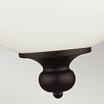 Подвесной светильник с белым стеклянным плафоном в форме шара на цепи Feiss варинант исполнения - 5 | Loft Concept в Сочи