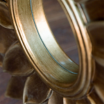 Зеркало-солнце с золотыми с лучами Rays of Peace варинант исполнения - 2 | Loft Concept в Сочи