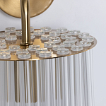 Бра с круглым основанием и длинными прозрачныи стеклянными трубками Nembus варинант исполнения - 4 | Loft Concept в Сочи