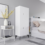 Комод белый с 4-мя дверцами на металлических ножках SPARK MULTIPURPOSE CABINET WHITE варинант исполнения - 2 | Loft Concept в Сочи