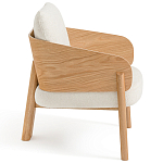 Кресло с каркасом из массива дуба Gallin Chair Boucle варинант исполнения - 3 | Loft Concept в Сочи